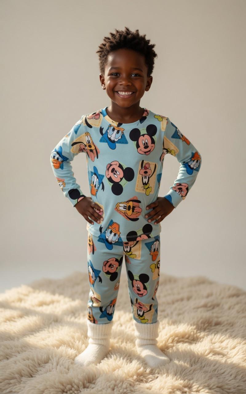 PIJAMA LONGO INFANTIL MICKEY