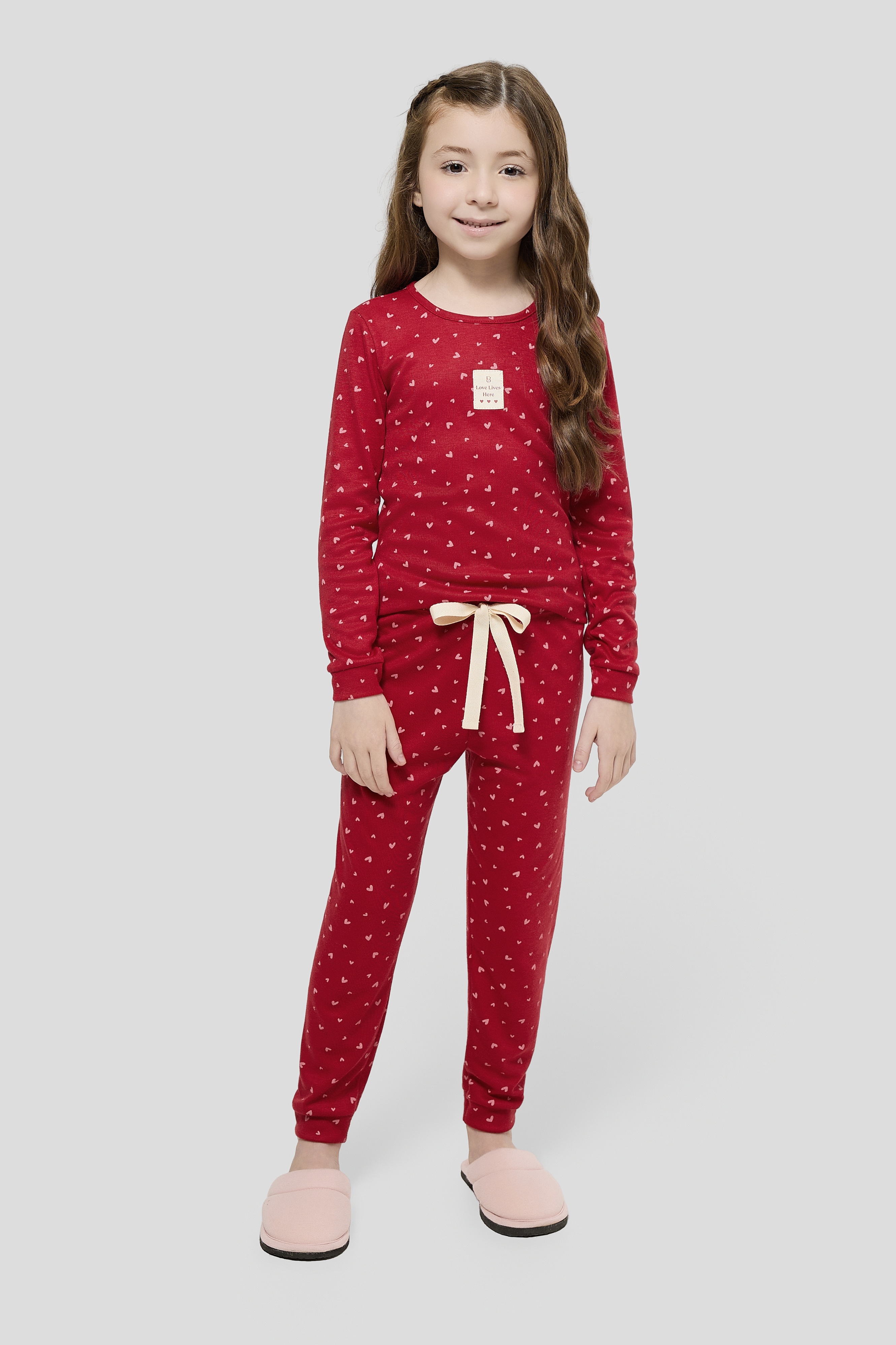 PIJAMA FEM INF LONGO LOVE