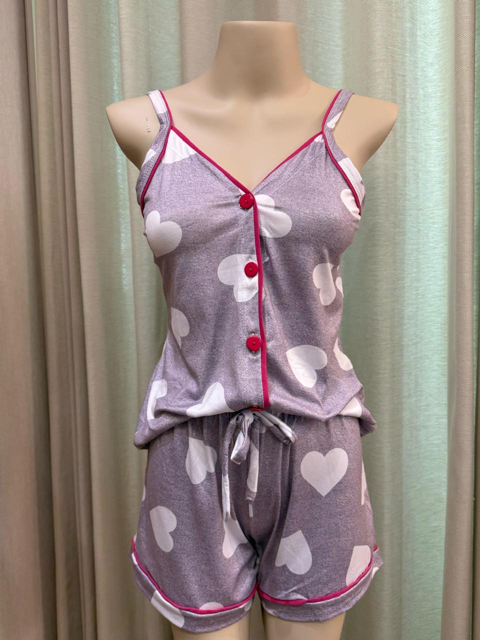 AMERI ALCA EST - CORACAO CINZA/ VIES PINK - Imagem 1