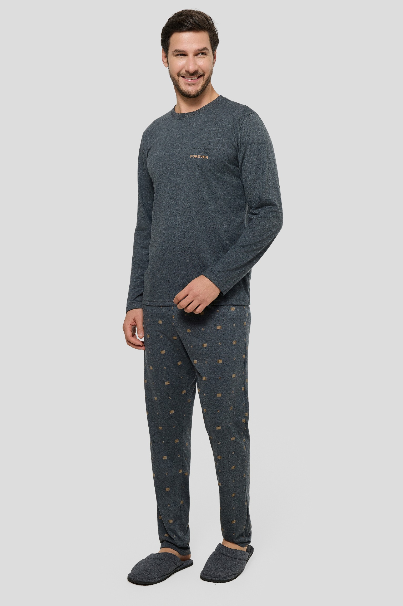 PIJAMA MASC AD MANGA LONGA MEMORIAS