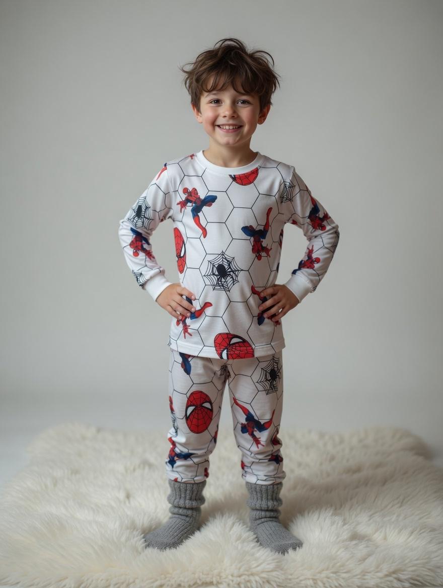 PIJAMA LONGO INFANTIL HOMEM ARANHA
